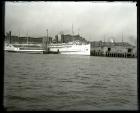 SS Harvard docked at India Wharf and Rowes Wharf, 1908